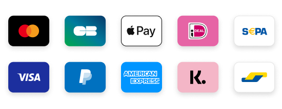 Accepted payment methods